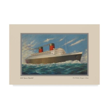 Unknown 'Vintage Cruise Ii' Canvas Art,16x24